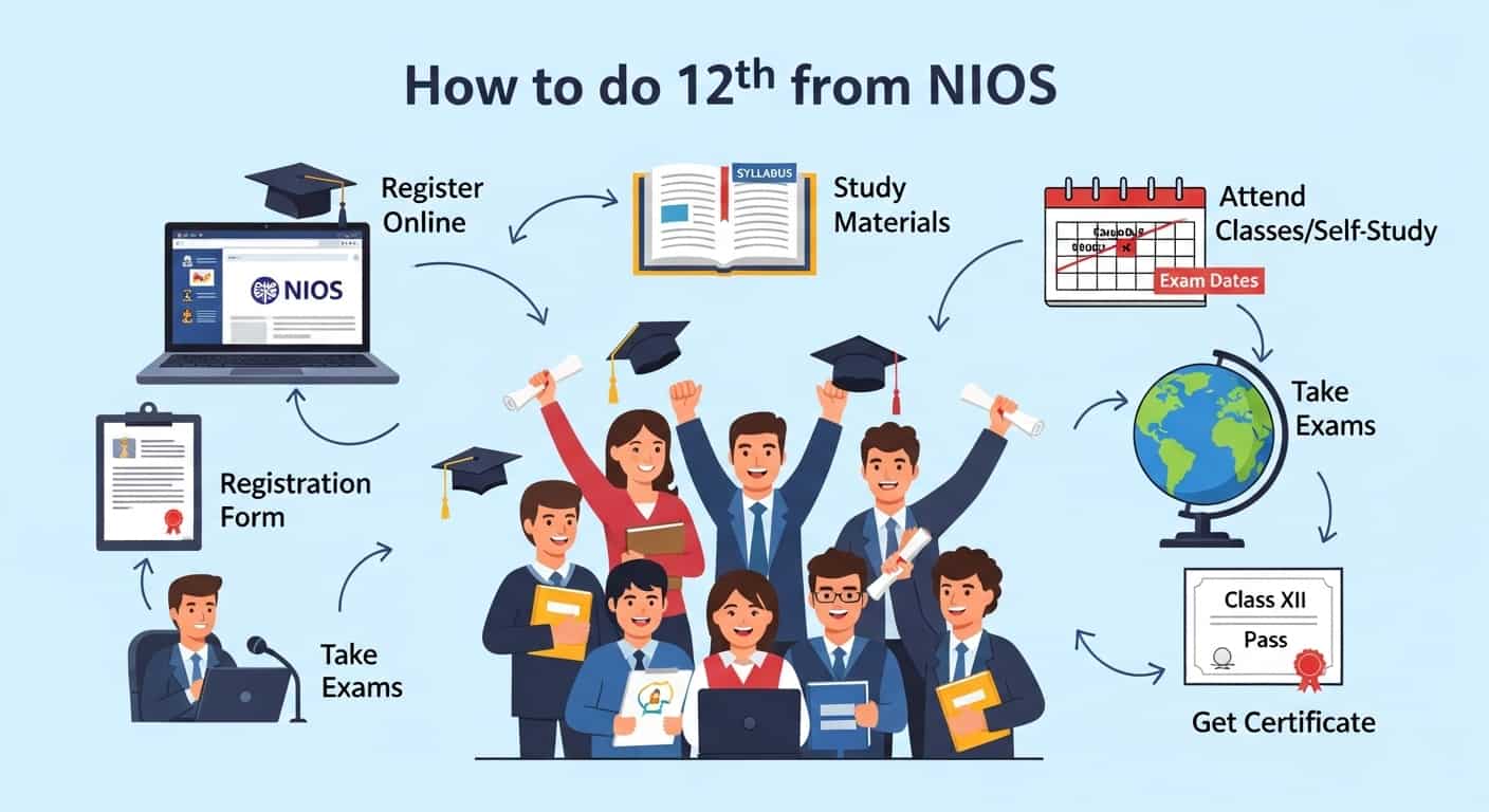 NIOS se 12th kaise kare